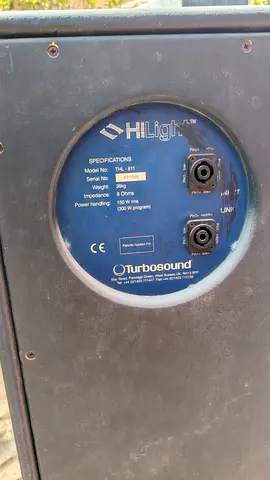 Professional Turbosound HiLight Speaker System