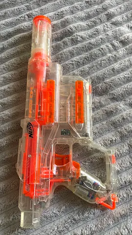 Transparent Nerf Blaster Gun for Ultimate Fun with night glow