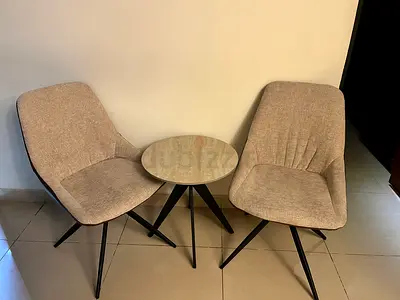 Modern Chairs with Table Set
