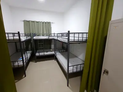 EXECUTIVE CLEAN AND WELL MAINTAINED BED SPACES AVAILABLE IN BRAND NEW FLAT FOR MALE,AL NAHDA 2 DUBAI