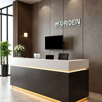 Retro Office Reception Desk UAE