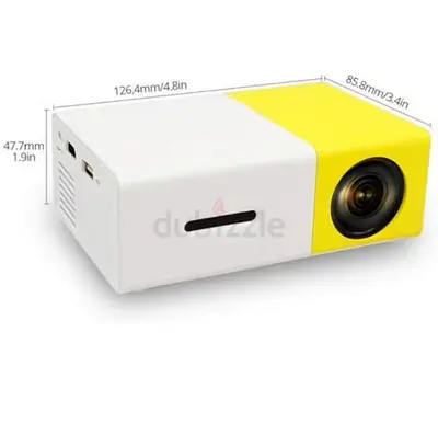 Compact Colorful Projector for Home Entertainment