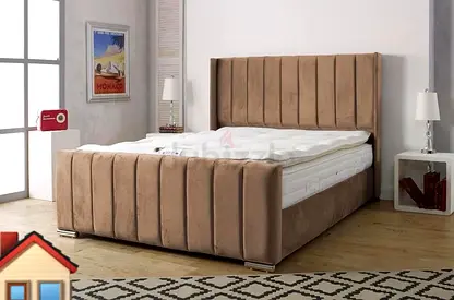 Elegant Upholstered Bed with Plush Design
