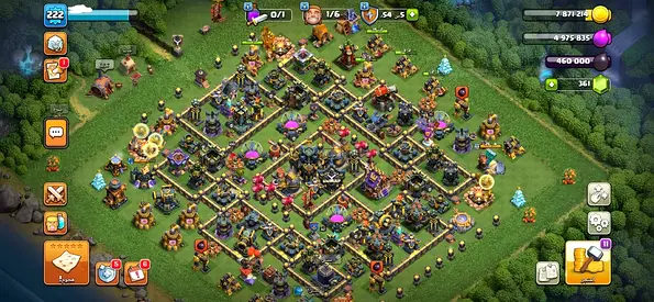 حساب كلاش تاون لفل 17 ماكس