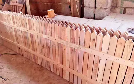 Handcrafted Wooden Fence Panels