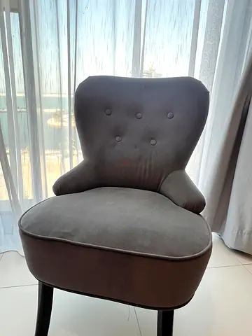 Stylish Gray Accent Chair