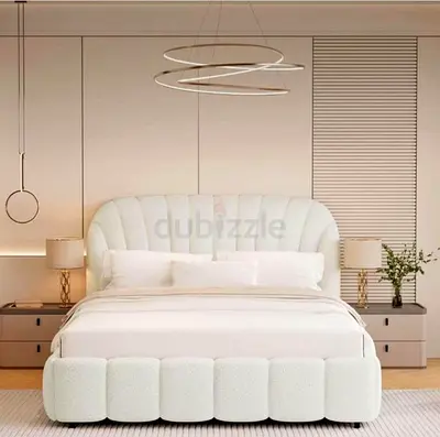 Elegant Modern Bed Frame with Stylish Headboard