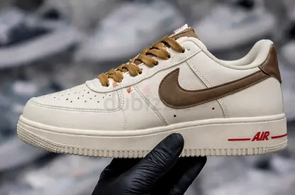 Nike Air Force 1 Low – Cream/Brown