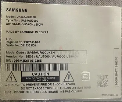 Samsung 65-inch LED TV for Sale