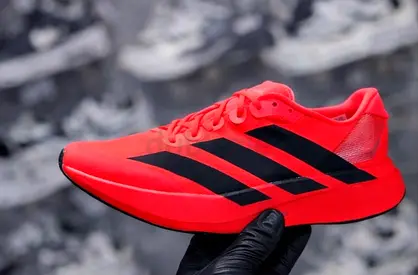 Adidas Running Shoes - Bright Red and Black