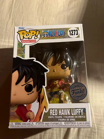 Limited Edition Red Hawk Luffy Funko Pop Figure