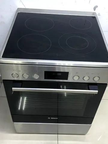 BOSCH LATEST MODEL full electric ceramic 4 hobs cooking range oven fan stove 60x60 touch timer
