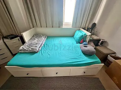 ikea  hamness daybed with ikea mattress