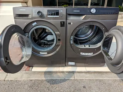 SAMSUNG latest model eco bubble 8 kg washer and 8 kg dryer seprate set for sale