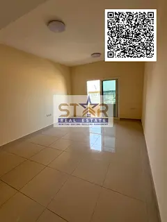 1-bedroom apartment with a living room, 2 bathrooms, balcony with open view, annual rent in Al Nuaim
