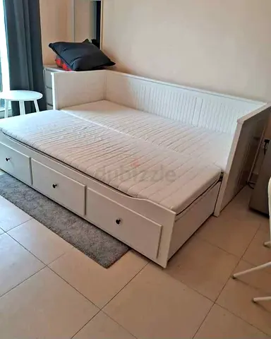 ikea  hamness daybed with ikea mattress