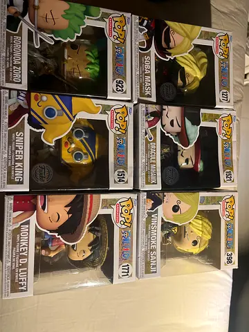 Rare Funko Pop Collection from One Piece
