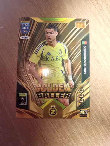 Rare ronaldo Golden Baller Collectible Cards