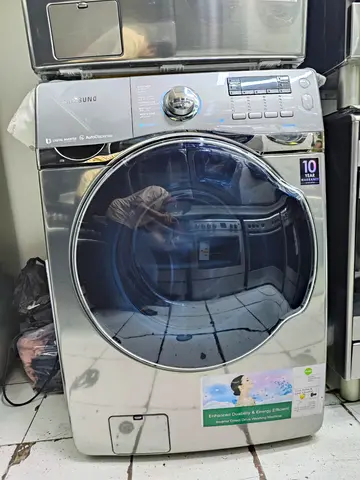 SAMUNG latest model eco bubble 15.5 KG washer and 8 kg dryer combine bigger capacity