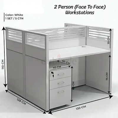 2 seater workstation brand new