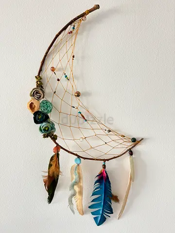 Handmade Moon Dreamcatcher
