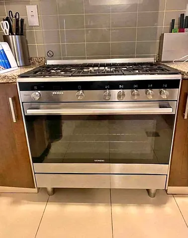 Siemens iq700 top Gass oven electric range 5 burnr Gass cooker