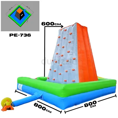 Wall Climbing Challenge. - Inflatable Bouncy Castle
