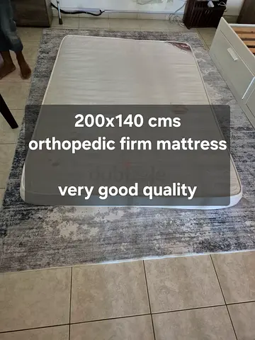 200x140 cms Orthopedic Firm Mattress - Very Good Quality