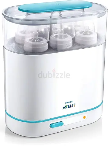 Avent 3-In-1 Electric Modular Steam Sterilizer With Feeding Equipment for Baby