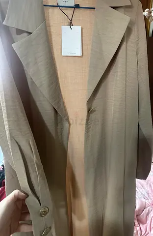 Riva Long abaya/ cardigan with gold buttons Brand new with tags size small can fit medium also