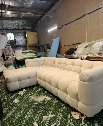 Modern White Sectional Sofa Set Brand New