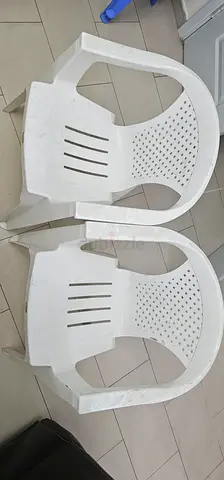 Pair of Comfortable Plastic Chairs for Sale