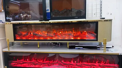 Stylish Electric Fireplace with Modern Design