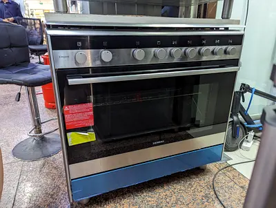 SIEMENS latest model 5 burner full gass cooking range 90x60 stove full heavy duety cooker