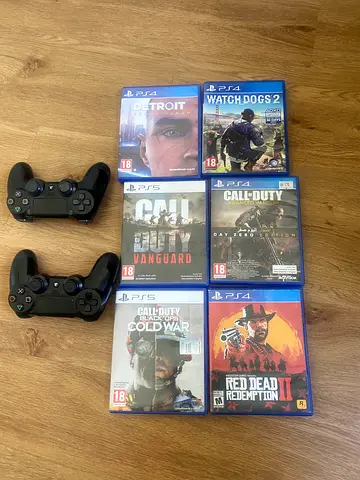 PS5  PS4 Mega-Bundle! 2 Controllers + 6 games SLIGHTLY NEGOTIABLE