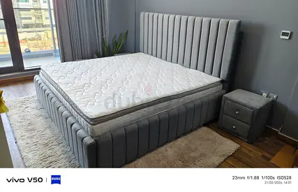 Elegant Modern Bed Set with Stylish Queen size