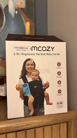 Mom cozy hip carrier with shnuggle board