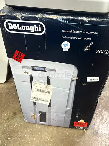 DELONGHI DEHUMIDIFIER 30 LITERS WITH PUMP