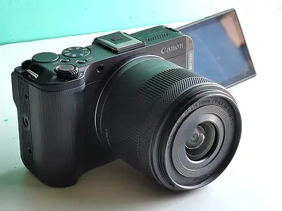 Canon APS-C Mirrorless Camera with Articulating Screen