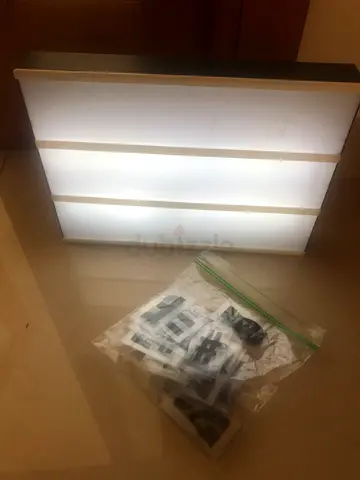LED Light Panel with letters and numbers