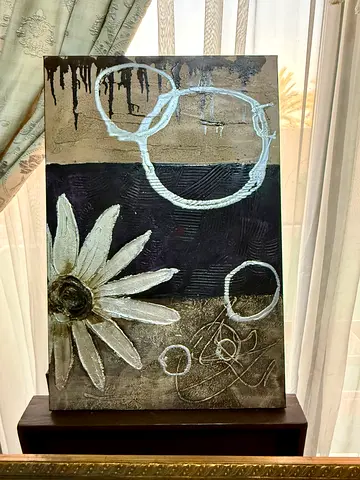 Abstract painting Floral Wall Art