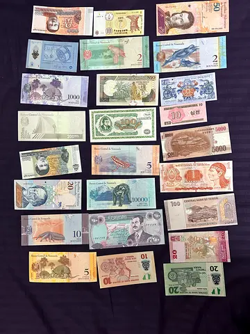 Collection of International Banknotes