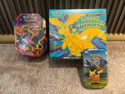 Pokémon Ascended Hero Sets | Elite Trainer Box and Tins