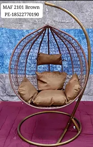 Cozy Hanging Chair with Cushions