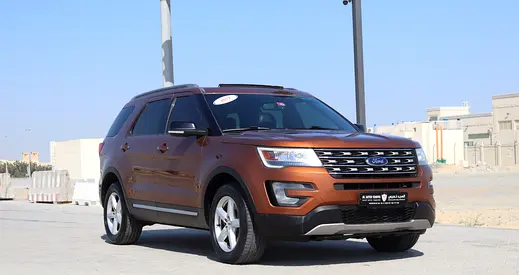 Ford Explorer - 2017 - GCC - Full Option  - 6 V- XLT - 4WD - 3.5L -7 Seats - In excellent condition