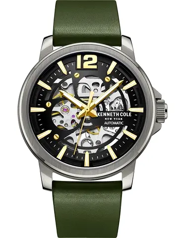 Kenneth Cole Automatic Watch with Green Strap