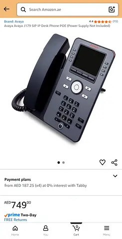 Avaya Avaya J179 SIP IP Desk Phone POE