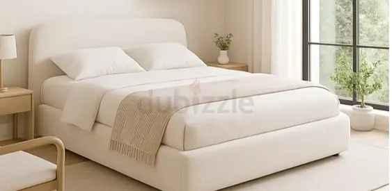 Beige colour 160*200 Queen size Bed