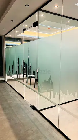 Elegant Glass Partition