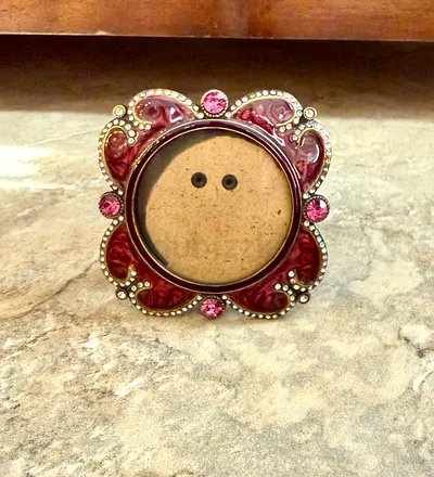 Beautiful Vintage Decorative Frame with Gemstones